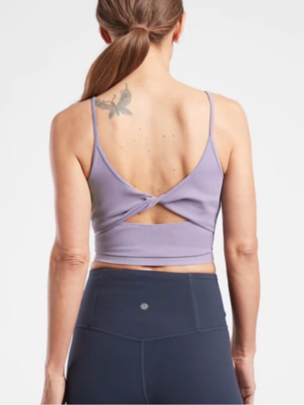 Athleta Powervita Rib
Twist Tanks (pink + purple)